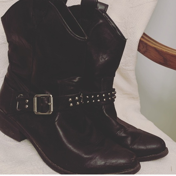 Life Stride Shoes - LifeStride Cowgirl Biker boots 90s Grundge 8.5